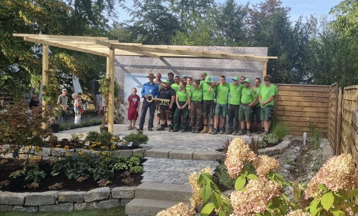 Erfolgreiche Lehrbaustelle auf dem Fürstlichen Gartenfest 2023