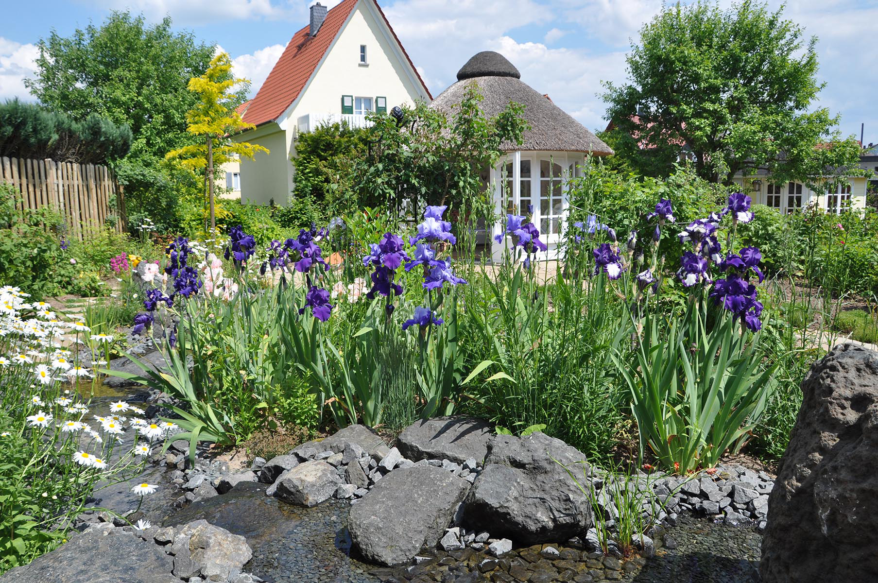 Privatgarten im hessischen Lich