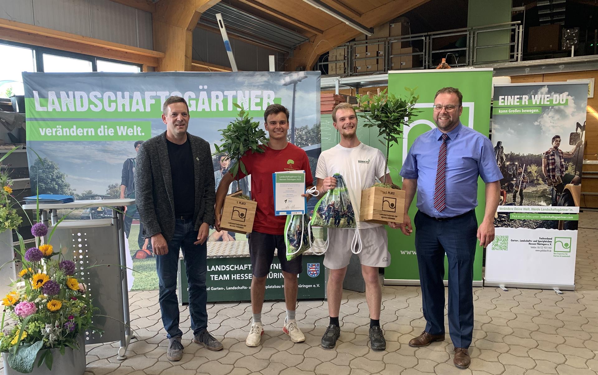 Antonius Theil und Eike Weber gewinnen den Landschaftsgärtner-Cup Hessen-Thüringen 2025
